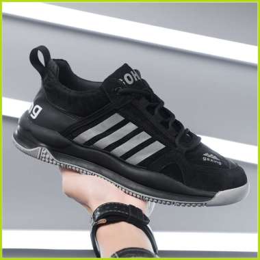 Sepatu Sneaker Pria Wanita Import Sepatu Sport Run Gaxing Pro Kuat Lembut dan Lentur Original 41 Abu
