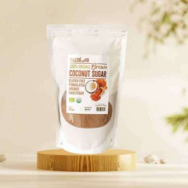 Mezzaluna Organic Coconut Sugar [500 g] Gula Kelapa Brown Golden BROWN