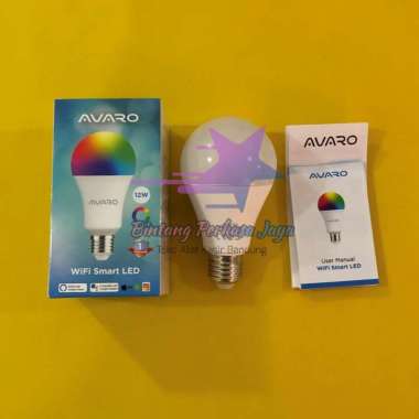 AVARO Smart LED Bulb 12 WATT RGBWW - Wifi Lampu Pintar - Termurah