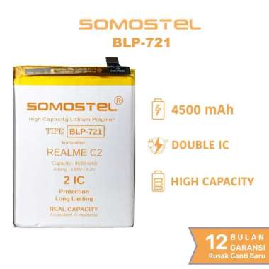 Somostel - Baterai BLP721 Realme C2