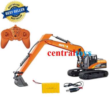 rc excavator long arm HUINA 1551 15CH mainan remote truk rc konstruksi