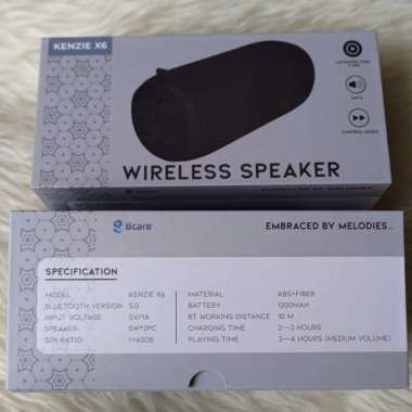 Wireless speaker kenzie x6 BCare