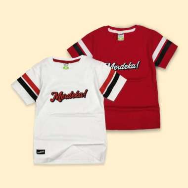 RADKIDS Kaos Pendek Anak Laki Laki Baju Anak 17 Agustus Merdeka
