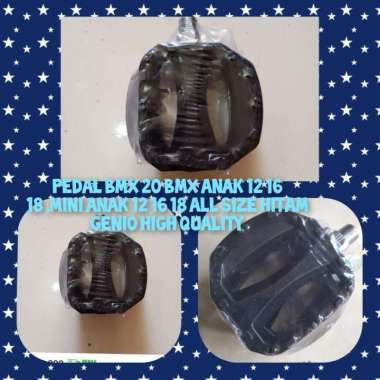 PEDAL Sepeda Bmx Mini ukuran 12 16 18 As kecil untuk Gir Langsung