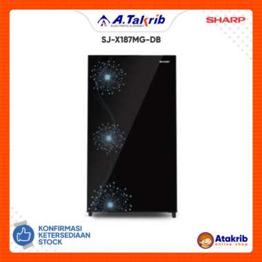 SHARP KULKAS 1 PINTU SJ-X187MG-DB