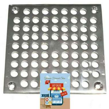 Saringan Got Plat / Floor Drain Brass Kuningan Tebal