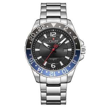 JAM TANGAN NAVIFORCE 9192 M2 JAM NAVIFORCE ORIGINAL 9192 LA - STAINLESS STEEL SILVER JAM TANGAN NAVY
