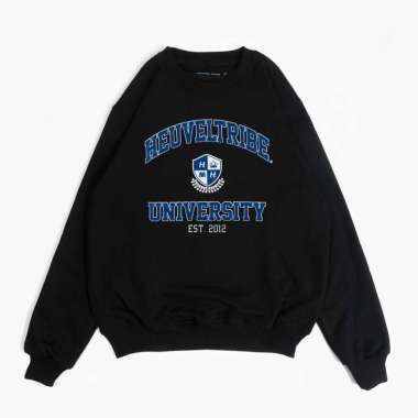 Heuvel Tribe Crewneck Swh 2110.019 Black Ron XL