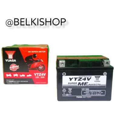 Aki Motor Honda Beat,Scoopy,Vario 110 YUASA YTZ4V 3Ah