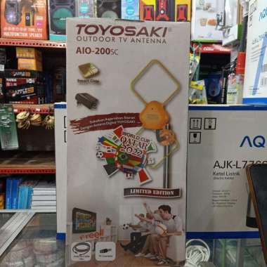 antena toyosaki digital chip smart aio200sc + kabel 10 m + boster