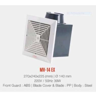 kipas angin hisap exhaus fan maspion mv14ex 14 cm