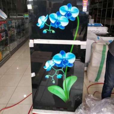kulkas polytron 2 pintu 23mo kaca