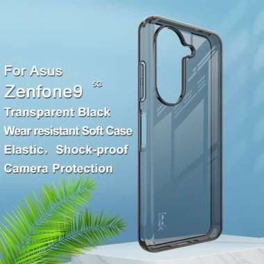 Case Asus Zenfone 9 / 9Z (5G) IMAK UX-5 TPU Casing Transparant Black