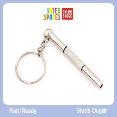 Gantungan Kunci Keychain Obeng 3 in 1 Multifungsi