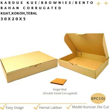 (Isi 10 Pcs-BPC10J) Kardus Catering Box Nasi Kotak Premium Dus Catering Premium