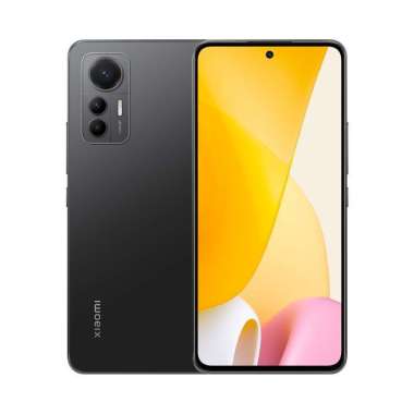 Handphone Xiaomi 12 Lite 5G 8/256GB-Xiaomi 12 Lite 8/256 Garansi Resmi BLACK