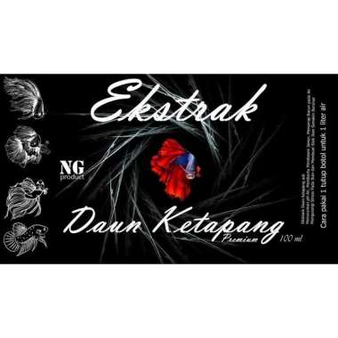 Ekstrak Daun Ketapang Premium Betta cupang 100ml 100 ml