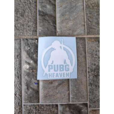 Cutting Stiker Logo Game PUBG Motor Buku Helm Laptop HP Tas Case Fans