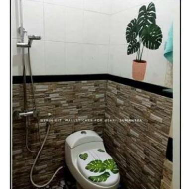 WallStiker Pot Monstera Bunga Pajangan Hiasan Dinding Home Decor Vinyl