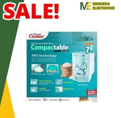 Cosmos 007 Pundi Tempat Beras Rice Box Cosmos 7 Kg