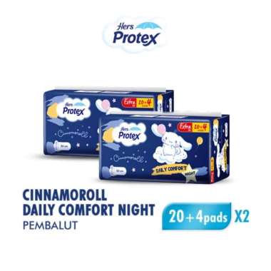 Hers Protex Daily Night Comport cinnamoroll 30cm 24s