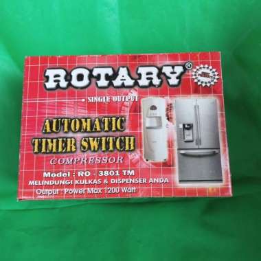 Timer Switch Kulkas Rotary Merah RO 3801 TM