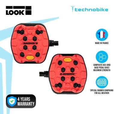 PEDAL LOOK TRAIL GRIP - PEDAL SEPEDA RED