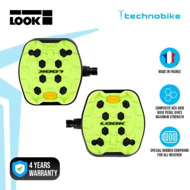 PEDAL LOOK TRAIL GRIP - PEDAL SEPEDA LIME