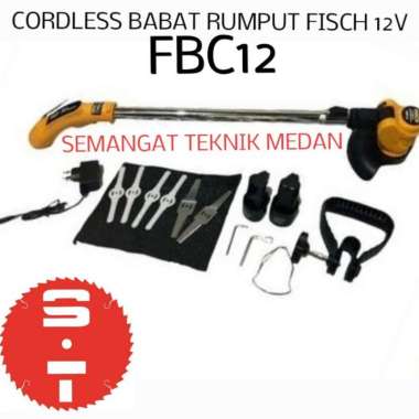 FBC12 MESIN CORDLESS POTONG RUMPUT GRASS CUTTER TRIMMER FISCH FBC 12 V