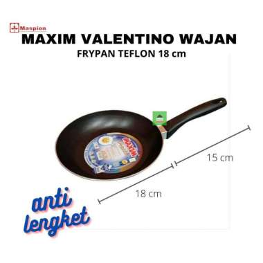 MASPION - TEFLON 18 CM MAXIM VALENTINO PENGGORENGAN ANTI LENGKET