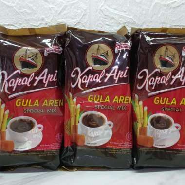 Promo Harga Kapal Api Kopi Bubuk Special Mix Gula Aren per 10 sachet 23 gr - Blibli