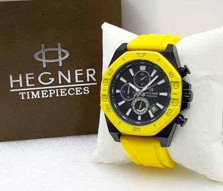 Jam Tangan Pria Hegner ORIGINAL Strap Rubber Tanggal dan Chrono Aktif Free Box dan Garansi H76213 Ku