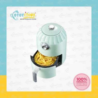 GM Bear Air Fryer 1166 Penggorengan Tanpa Minyak 2 L Green
