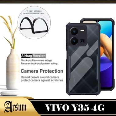 PROMO Case VIVO Y35 2022 Transparan Softcase Casing VIVO Y35 2022 VIVO Y35 HITAM