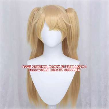 RAMBUT PALSU WIG FISCHL GENSHIN IMPACT ANIME GAME COSPLAY WIG CEWE CEWEK WANITA PANJANG LURUS TEBAL 