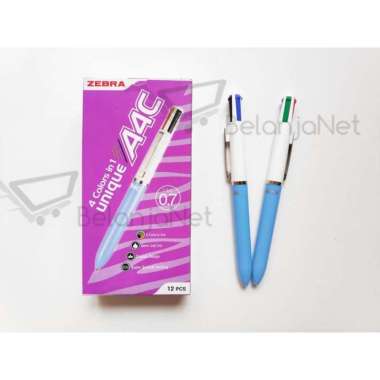 Pen | Pulpen 4 warna Zebra A4C 0.7 mm [1 PCS]