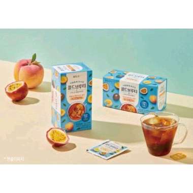 Damtuh Cold Brewed Black Tea Peach and Passionfruit Tea / Teh Import Korea