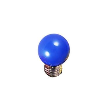 Lampu LED 1watt E27 Bohlam LED 1 Watt LED Mini 1 Watt BIRU