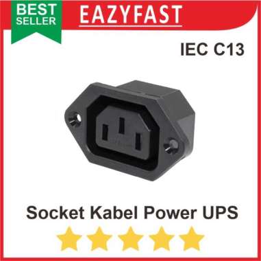 Socket AC UPS C13 IEC Connector Power Plug C14 Female CPU PC Panel