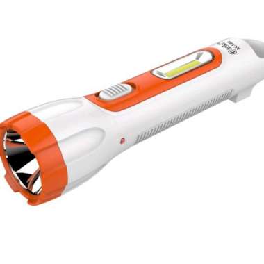 Aoki Senter tangan 1w + cob rechargeable terang