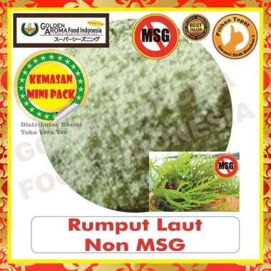 Bumbu Tabur Rasa Rumput Laut/Seaweed Non MSG 50Gr Bubuk Tabur Rumput
