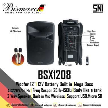 SPEAKER BISMARCK BSX-1208