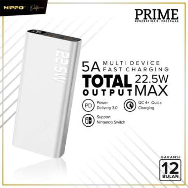 Hippo Elite Prime Gen 3 Power Bank 20000 mAh