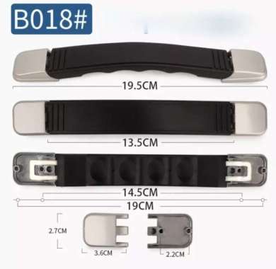 pegangan koper pengganti luggage suitcase handle replacement - B020 B018