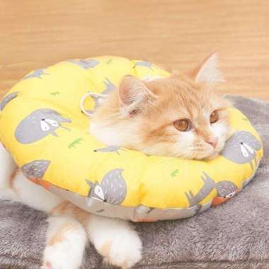 Collar Fancy Pillow Bantal Hewan - Pelindung Leher Kucing Anjing