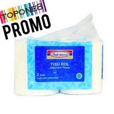 Tissue Roll Indomaret 2 Rolls 2 Ply / Tissue Gulung / Bathroom Tissue