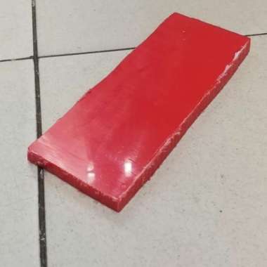 Nylon PE Sheet Merah 25mm x 600mm x 300mm / PE nilon Custom Potongan