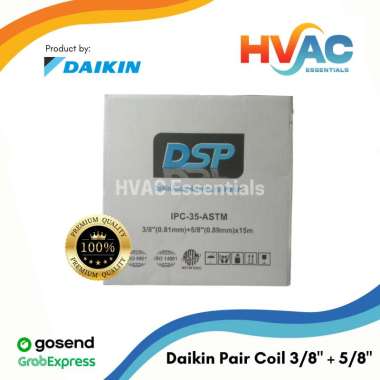 PIPA AC DAIKIN DSP 3/8 X 5/8 (Untuk AC 3 - 5 PK) Per 15 Meter