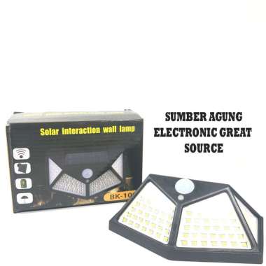 Lampu Dinding LED Tenaga Solar BK100 YM Dengan Sensor Gerak Cahaya Menyimpan Listrik