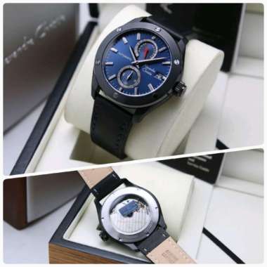 Jam Tangan Alexandre Christie AC 3044 Pria Otomatis, Diameter 44mm, Hitam, Stainless Steel